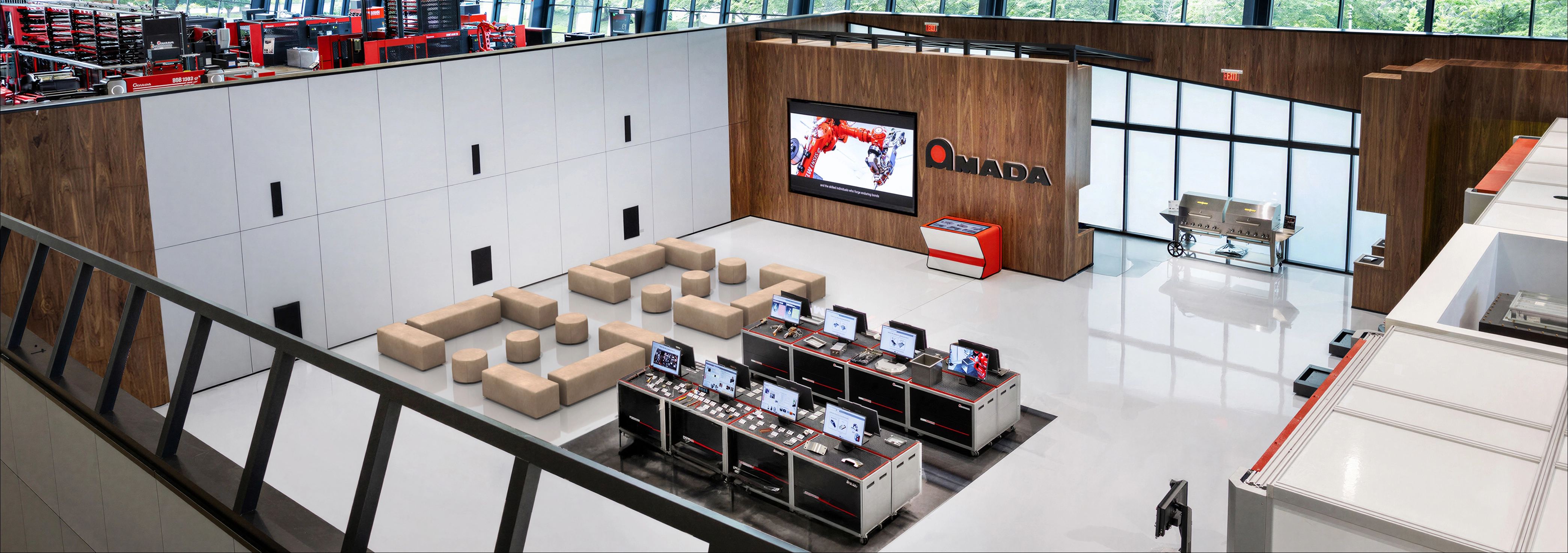 AMADA FLW L2 fiber laser welding system inside the Welding Technology Zone
